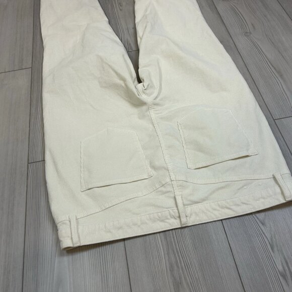 Talbots Corduroy Jeggings High Waist Ankle Length Women’s Ivory Cream Size 14 - Picture 6 of 11